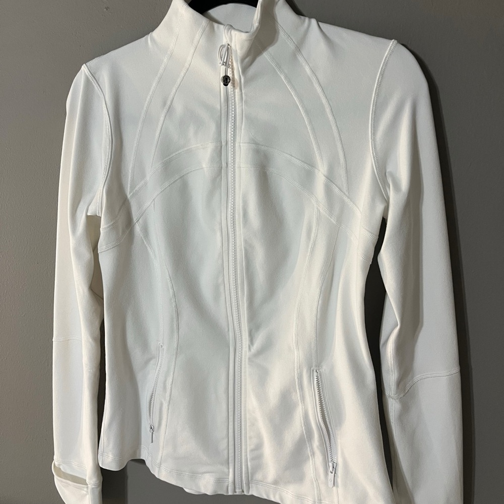 Lululemon White Define Jacket